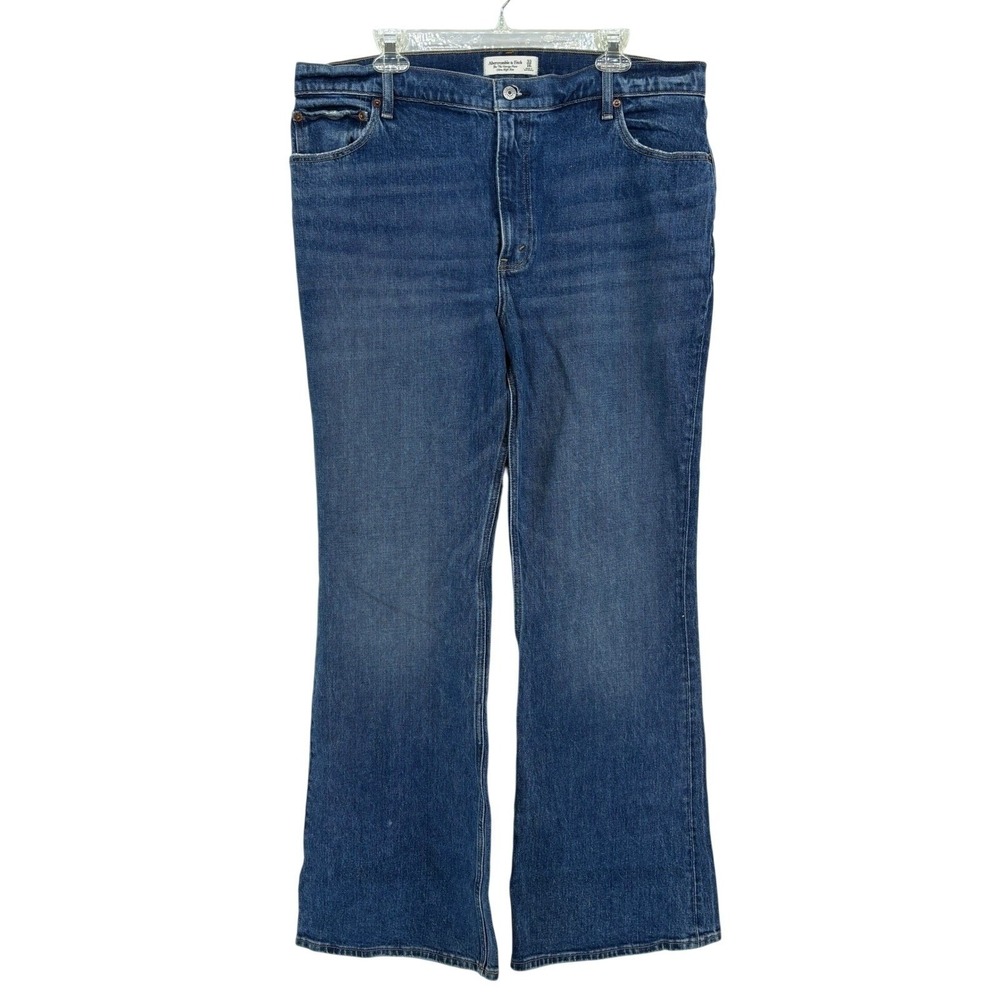 Abercrombie & Fitch The 70s Vintage Flare Ultra High Rise Jeans Womens 33 / 16L